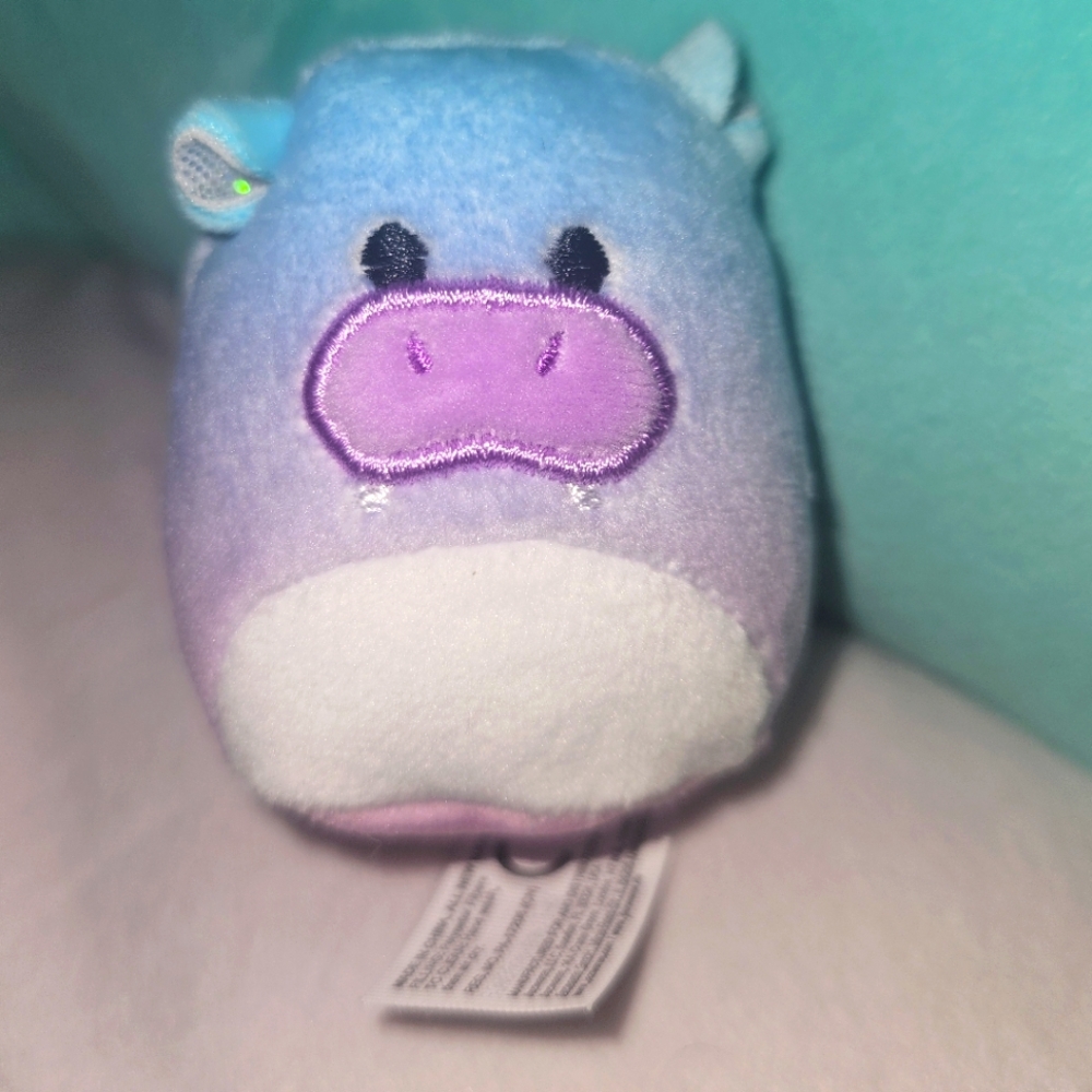 Squishmallows Blue and Purple Ombre Hippo Squishville Plush